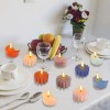Summer Fresh Citrus Scented 12-Pack Gradient Orange Tea Light Candles