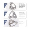 Colgador de Escalada de 10 Piezas, Anclajes de Escalada de