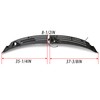 ECOTRIC Windshield Wiper Cowl Cover Panel Compatible with 2004-2008 Ford