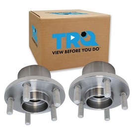 TRQ Front Wheel Hub Bearings Assembly Set Compatible with 2008-2015 Land Rover LR2