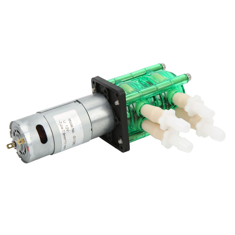 Dual Head High Flow Corrosion Resistant Peristaltic Pump Liquid Dosing