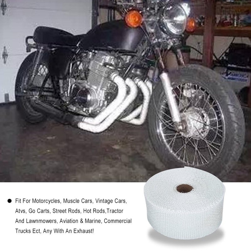 Exhaust Pipe Wrap, 32ft Exhaust Heat Wrap Roll, Exhaust Header