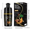 Black Hair Dye Shampoo 3 in 1, Permanent Hair Colour