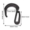 Plastic S Hook Clips Elastic Rope Bungee Cord Hooks for