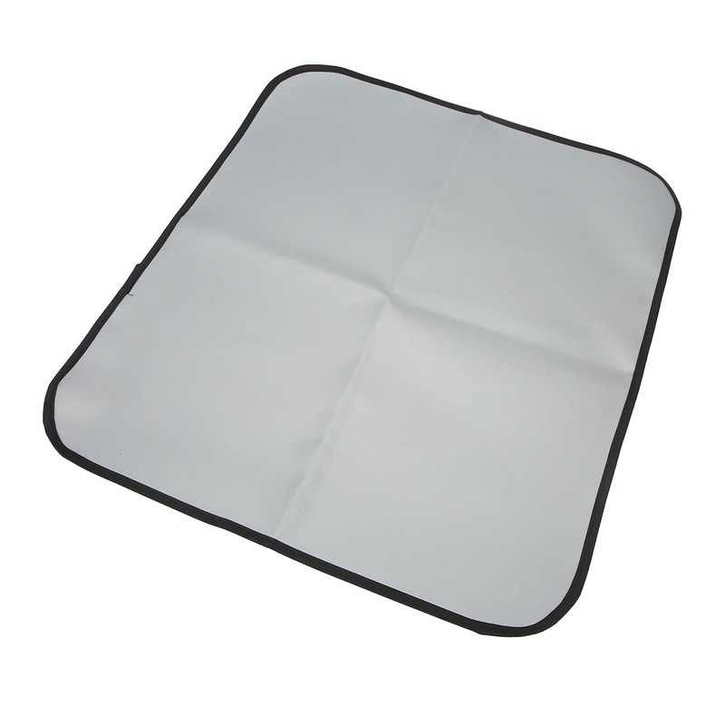 Picnic Fire Blanket Silicone Coated Glass Fiber Grey Filleted Corner