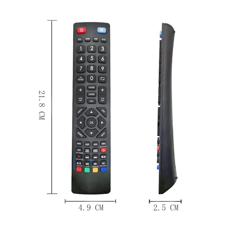 Replacement Blaupunkt Remote Control for Blaupunkt Smart TV Suitable for