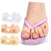 PACKOVE 3Pairs Silicone Toe Separators Bunion Pads for Overlapping Toes