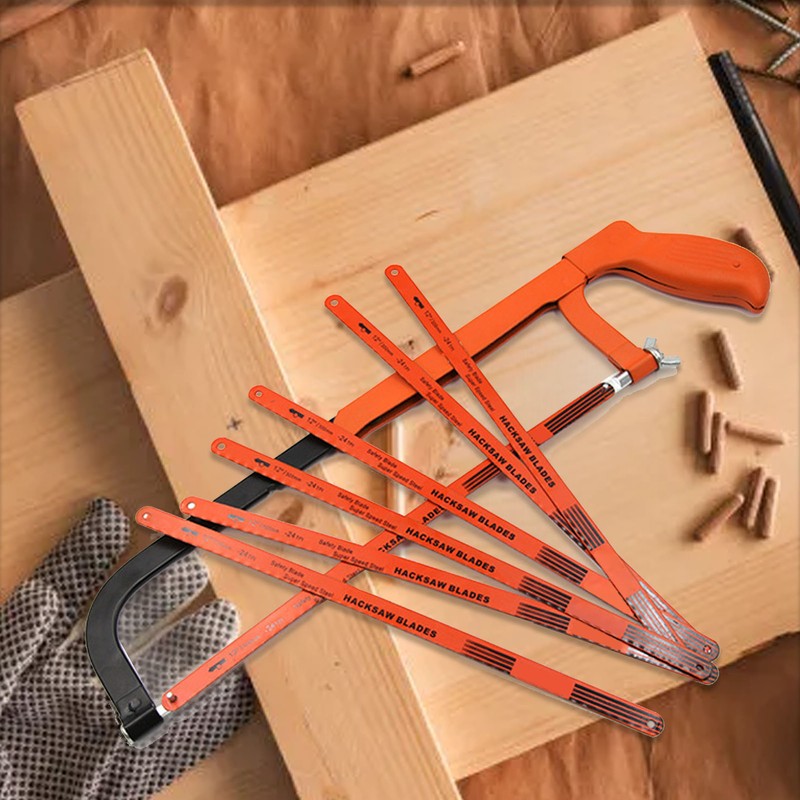 10 Pcs Hacksaw Blade 12 Inch 24 Teeth Strong Toughness