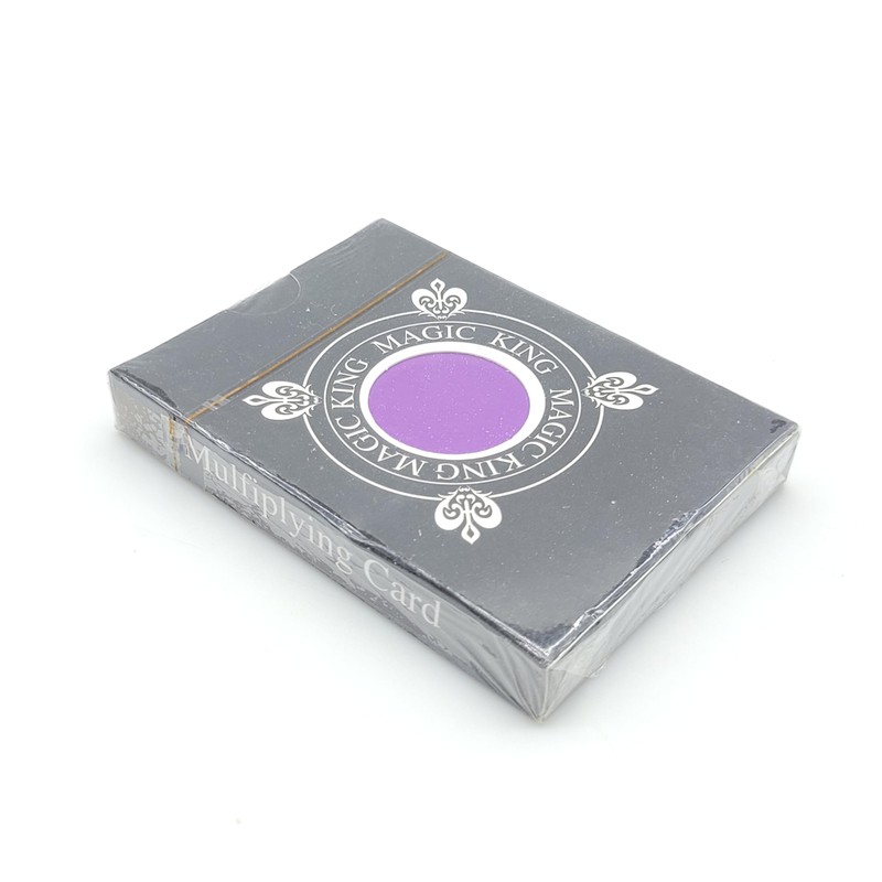 AIMOFAMAG Fanning and Manipulation Cards Magic Stage Magic Magician Accessory(Purple)