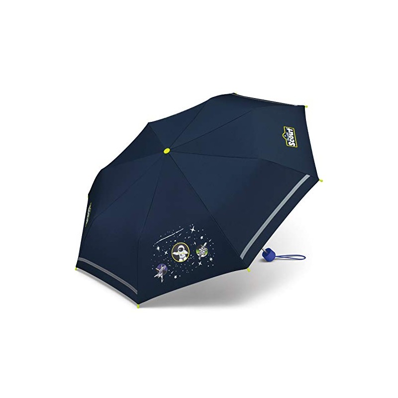 Scout Children's Pocket Umbrella Reflective, Space, darkblue, Space