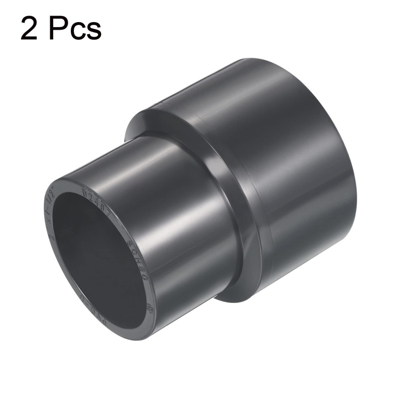 PATIKIL UPVC Reducer Pipe Fitting 2" x 1-1/2" Socket Schedule