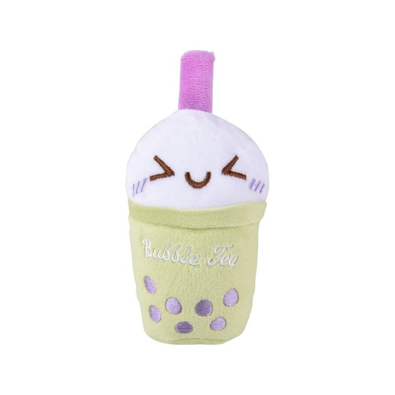 Six (6) Count Plush Boba Bubble Tea Stuffed Toy Characters