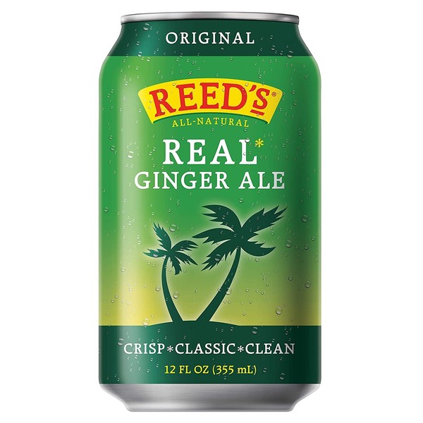 Reed's Real Ginger Ale, All-Natural Classic Ginger Ale Made with Real Ginger (8pk- 12oz cans)