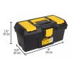 Pretul Caja de herramientas Pretul CHP-16CP de polipropileno 22cm x