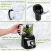 Moss & Stone 3 Cup Mini Food Processor, Strong Vegetable