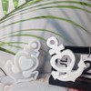 Duawenki Love Boat Anchor Shape Car Freshie Silicone Mold for