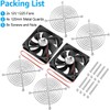 GDSTIME 120mm x 25mm 12V Fan 2 Pin Dual Ball