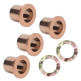 Ausla Car King Pin Busse Kit King Stift Lenkung Knöchel Buchse 6PCs Flanschspindel -Buchsen und Kingpin -Unterlegscheiben für Präzedenzgas Elektro 2004+ mit Bronze Metalllegierung