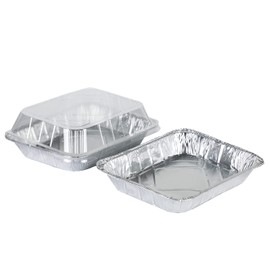 Ekco Classic Charolas de Aluminio Desechable con Tapa