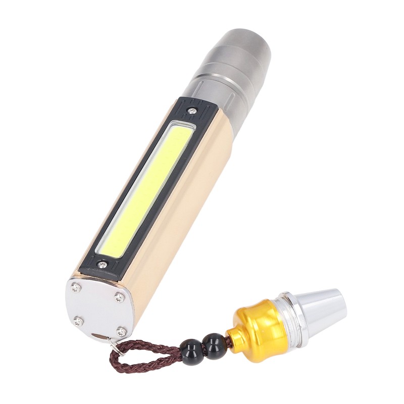 Gemstone Light 3 LED 1 COB USB Charging Aluminium Alloy