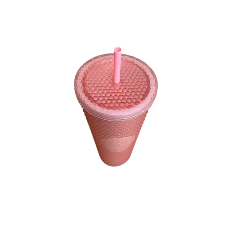 Starbucks 2022 Valentine's Soft Touch Pink Studded Venti (24 oz.)
