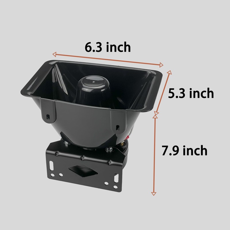 12V High Performance Siren Speaker 200 Watt Rectangle High-Performance PA