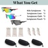 swanoble UV400 2 Sports Sunglasses for Kids Cycling,Light frame Sunglasses