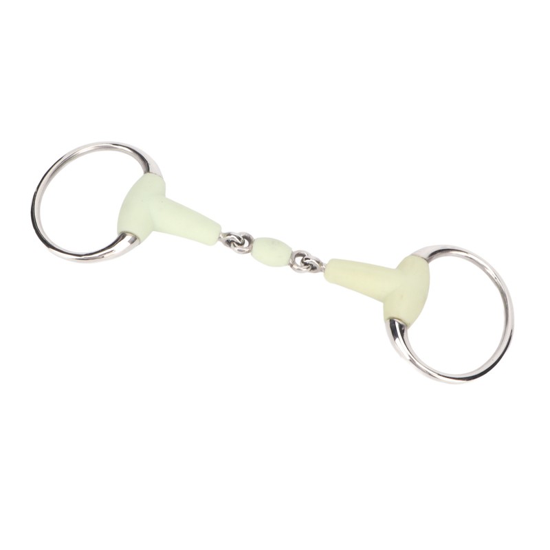 Stainless Steel Horse Bit Apple Flavor Rubber Wrapped Horse Mouth