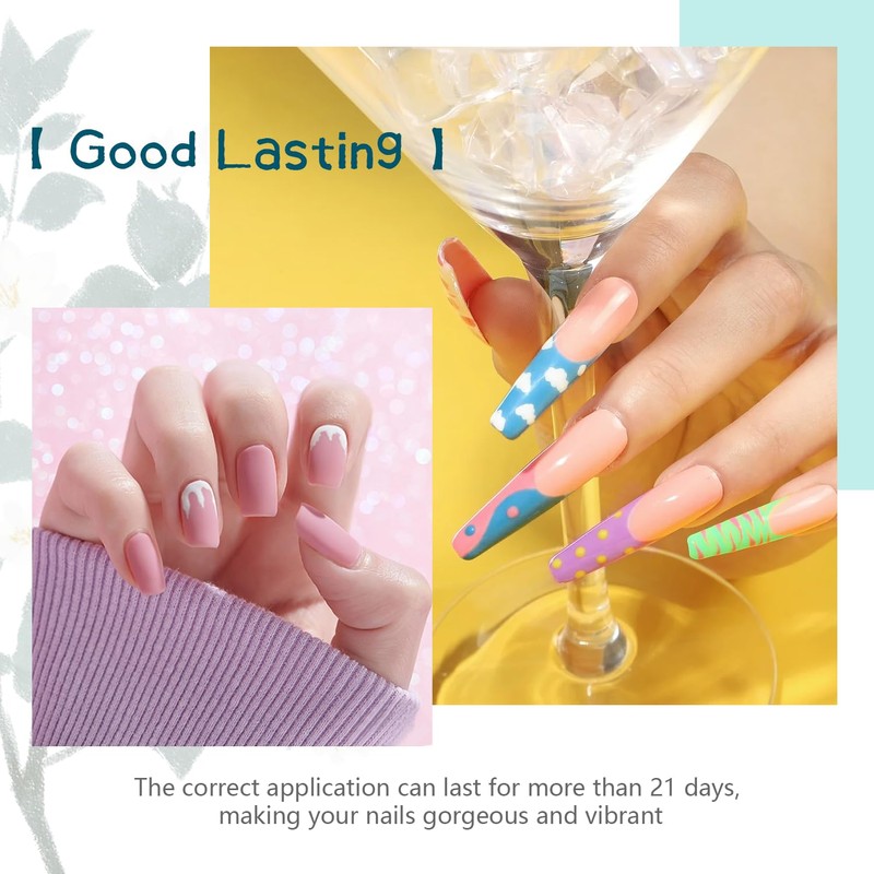 JODSONE 23 PCS Gel Nail Polish Kit with U V