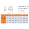 M10-1.5 Serrated Flange Hex Nuts, M10 Hexagon Flange Nuts 304