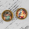 I'm Fine Skull in Burning Dumpster Challenge Coin