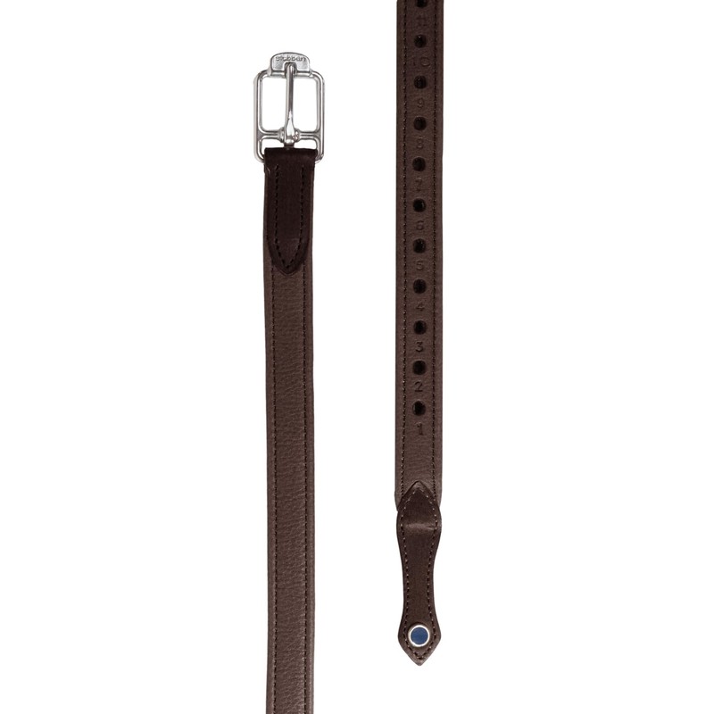 Stübben Stirrup leathers de Luxe - black - 57"·145cm ·