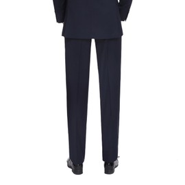 P&L Men's Classic Fit Suit Separates Dress Pants Flat Front Formal Trousers Navy