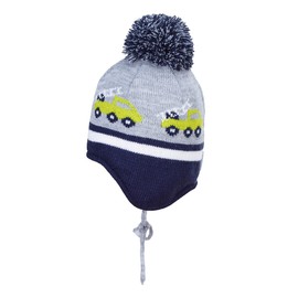 Sterntaler Boys Knitted Hat for Babies and Toddlers, silver mel.