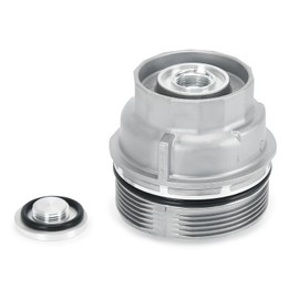 15620-31060 Oil Filter Housing Cap Compatible with Toyota 2007-2022 Camry 2010-2022 4Runner 2005-2022 Avalon Fj Cruiser RAV4 and Lexus RX330 Oil Filter Housing Cap Holder 1562031060 + 15643-31050 Plug