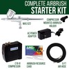Multi-purpose Airbrush Kit with Mini Compressor, Dual-action Gravity Feed Airbrush