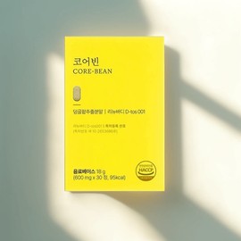 Eurodiet Core Bean Vine Red Bean 30 Tablets Eurodiet Extract Powder 600mg / 코어빈 덩굴팥 30정 유로디에트 추출분말 600mg