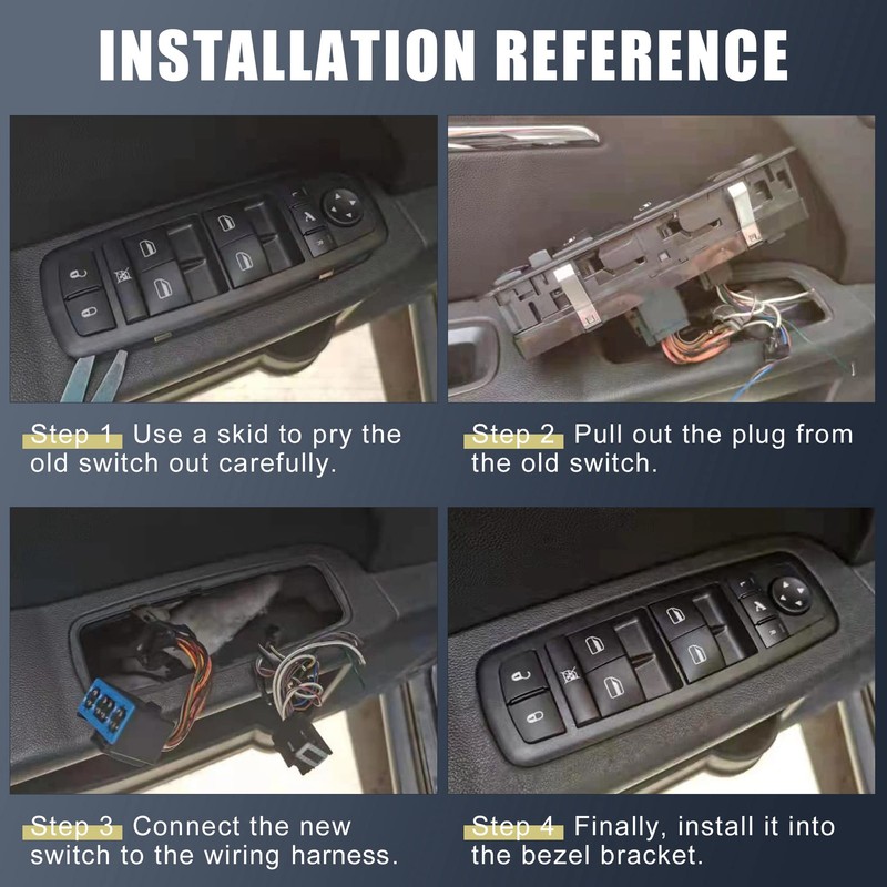 sourcingmap 6 Pin Left Right Door Window Power Electric Control