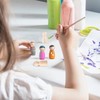 NUOBESTY Glue Sticks Bulk Wooden Peg Dolls Wooden Peg Figures