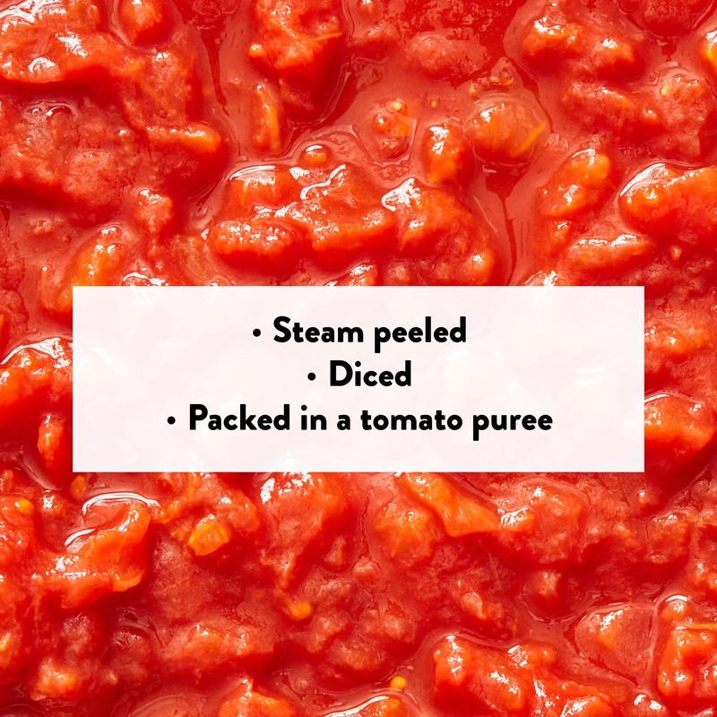 DeLallo San Marzano Style Diced Tomatoes, 28 Ounce Can, Italian