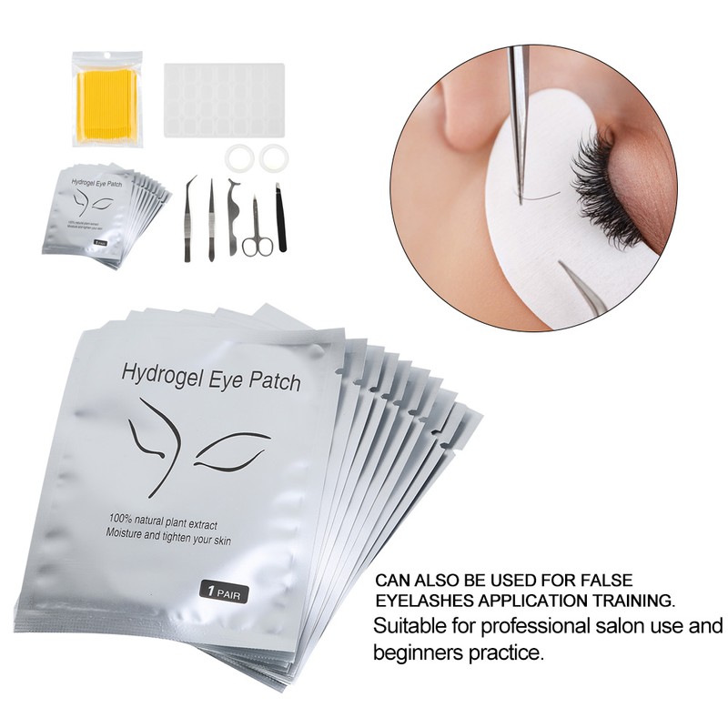 Training Eyelashes kit False Eyelash Extension Grafting Practice Tools Set