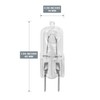 10 Pack-G8 25W 120V Halogen Specialty Lighting Light Bulbs JCD