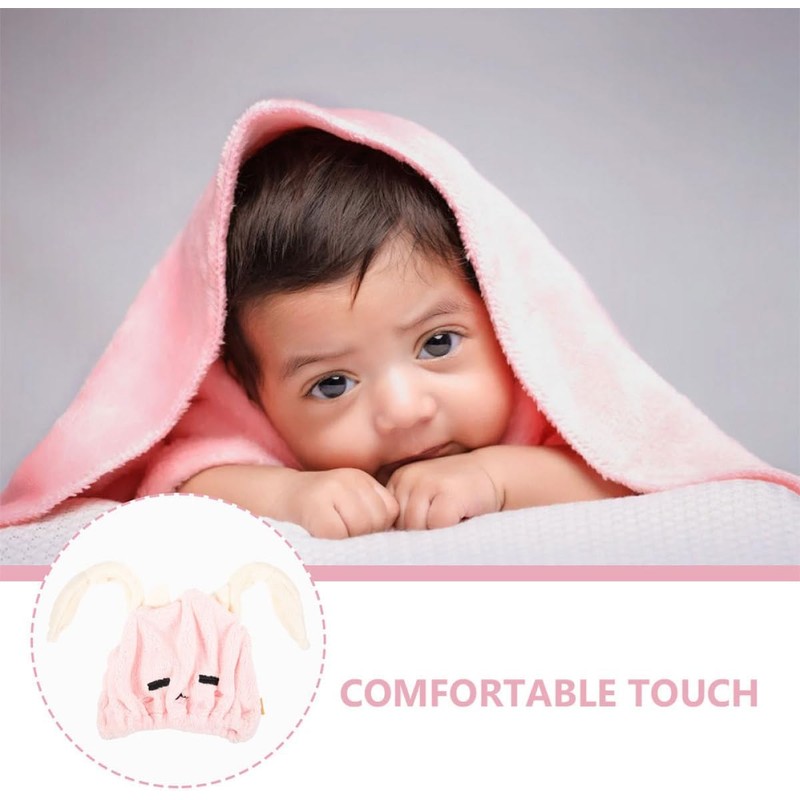 ibasenice Toalla de Microfibra para Cabello, Súper Absorbente y Delicada,