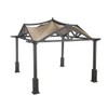 Garden Winds Replacement Canopy for Garden Treasures Pergola Gazebo Model GF-12S039B and GF-9A037X - Performance Fabric - Beige