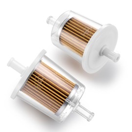 2 Pack FUEL FILTER INDUSTRIAL HIGH PERFORMANCE UNIVERSAL INLINE GAS FILTER 5/16"