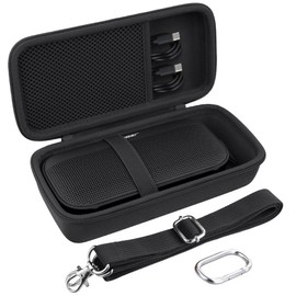 Baval Hard Portable Case Compatible with Bose New SoundLink Flex 2nd Gen/Bose SoundLink Flex Bluetooth Portable Speaker,Black Case