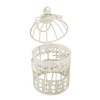 Decorative Metal Antique White Bird Cage Bird P 359 Small