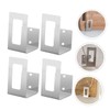 Ciieeo 4Pcs Wall Mounted Pot Lid Rack Kitchen Organizer for