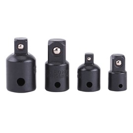 4pcs Steckdosen Schraubendreher Konverter Reducer Set Schwarz Steckschlüssel Adapter 1/2 ", 3/8", 1/4 "