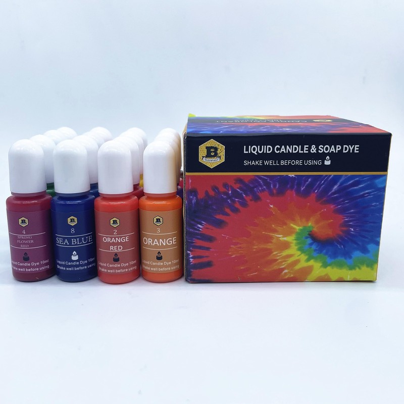 Beesworks Candle Dyes | 16 Colors Liquid Dyes for DIY